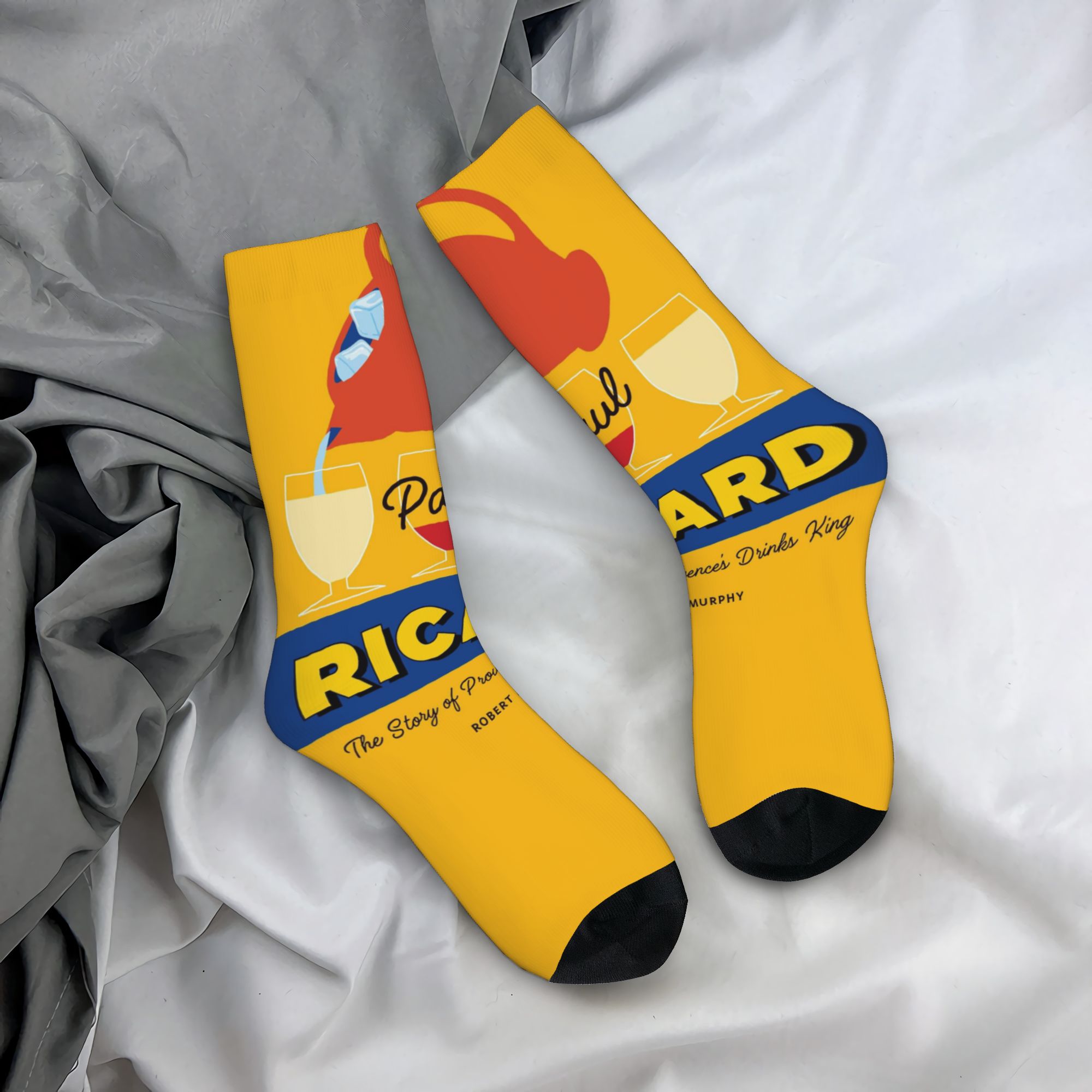 Dress Sock Men - Chaussettes personnalisées amusantes pour hommes R-ricards,