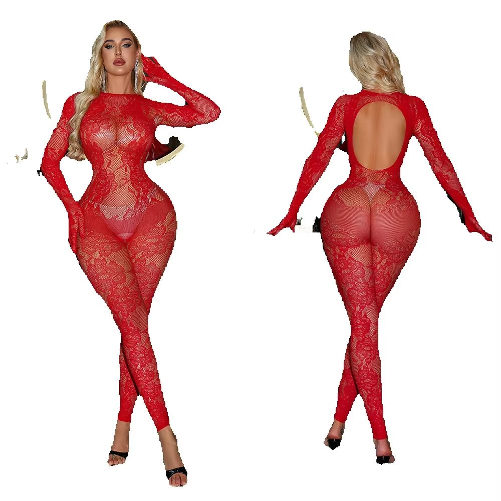 Fishnet Stocking Women - Lingerie sexy en dentelle pour femmes,