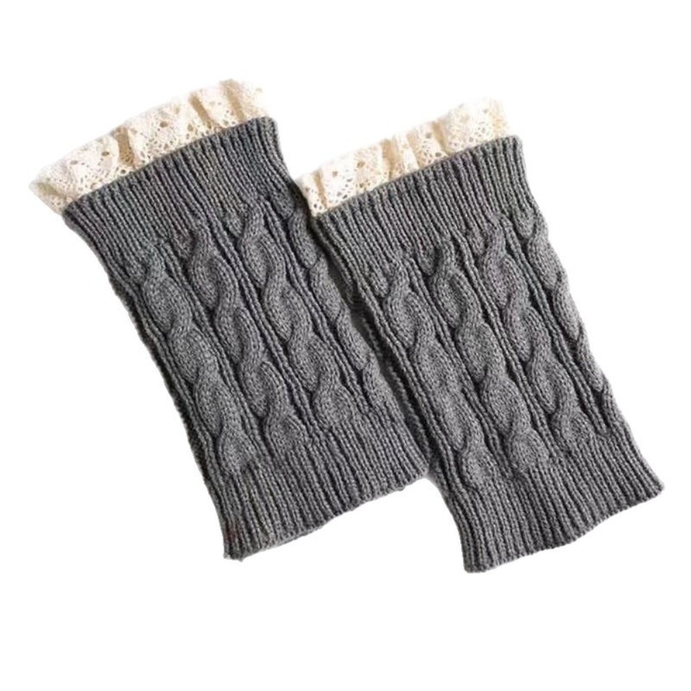 Boot Sock Slouchy - Jambières en maille à volants et