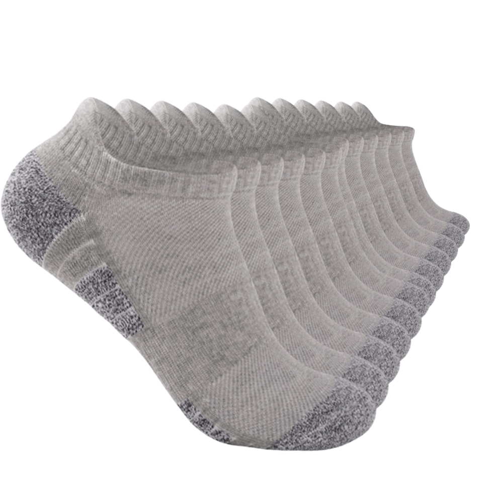 Athletic Sock Cushion - 12 paires de chaussettes basses pour