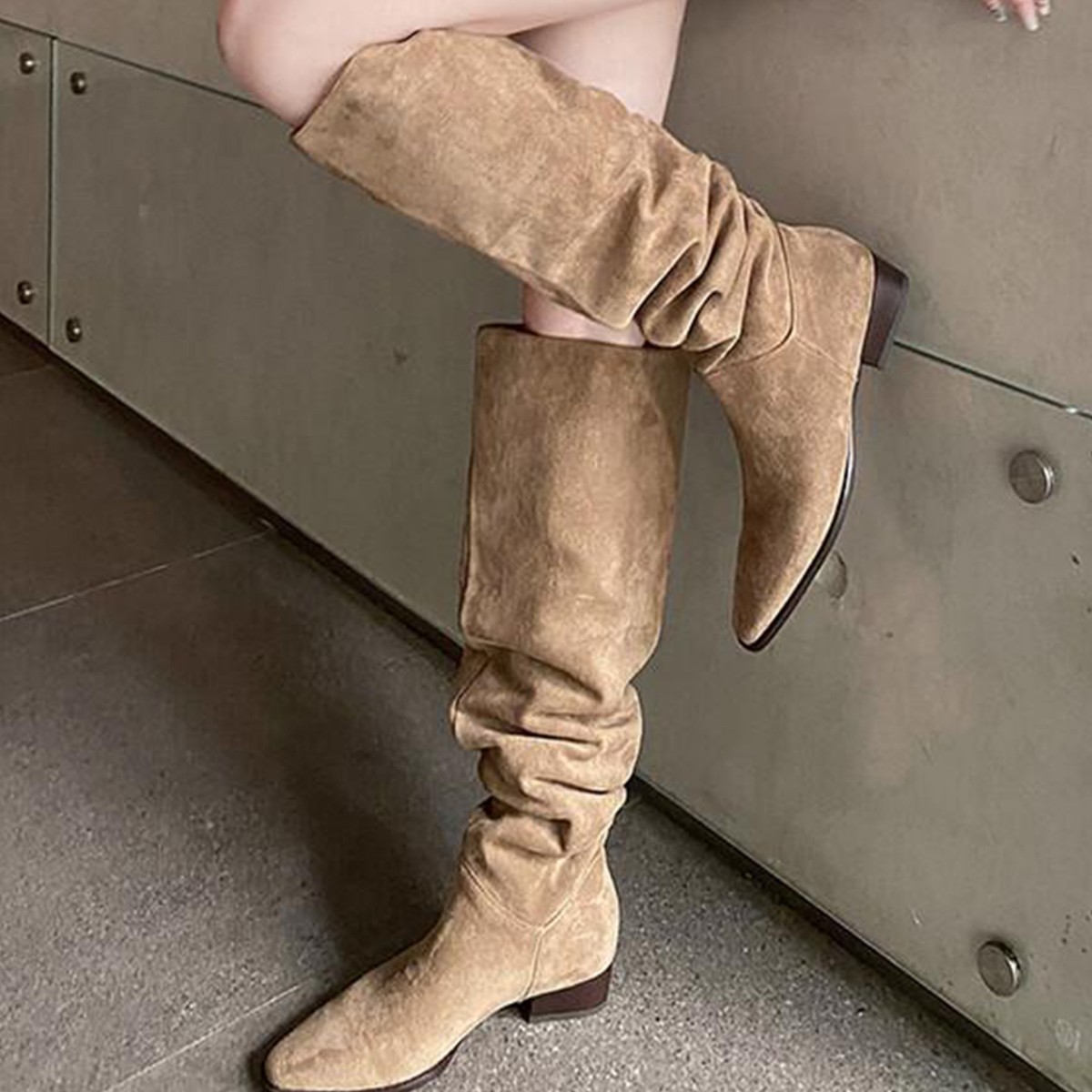 Bottes hautes pour femmes, col - Knee High Sock Women avis et prix