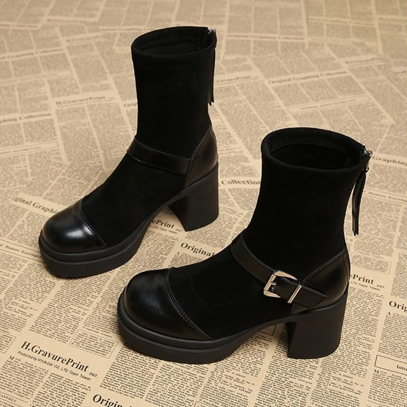 Bottines Plateforme Femme Talo - No Show Sock Women avis et prix