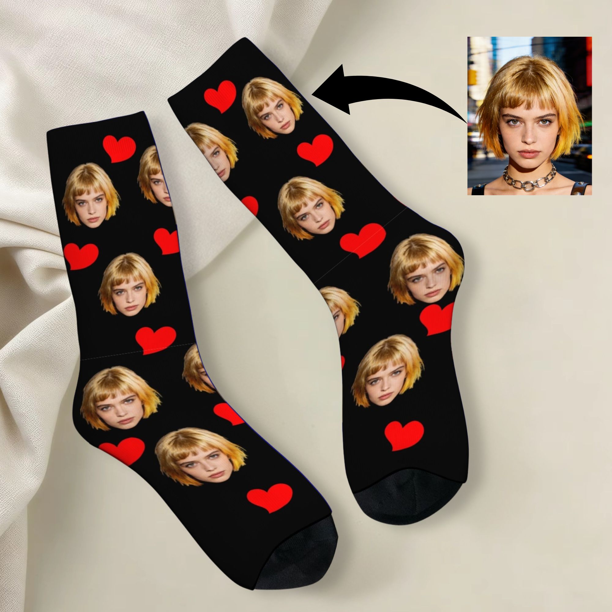 Chaussettes personnalisées ave - Dress Sock Men avis et prix